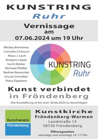Plakat 07.06..KRR Vernissage Fr&ouml;ndenberg